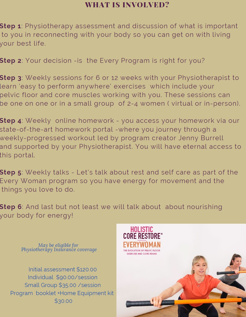 Contact — Core Restore Physiotherapy